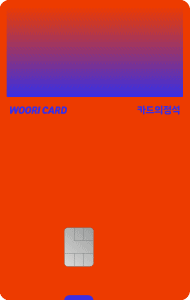 우리카드 카드의정석 EVERY 1 카드 디자인